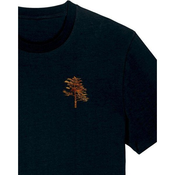 Kultgut Artdesign Klassik Shirt / Little Tree in Woodoptik
