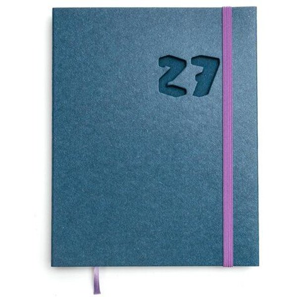 tyyp Terminplaner 2027 – Buchkalender A5+ mit Schweizer Broschur – Recyclingpapier – vegan & handgefertigt