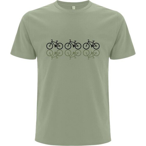 Spreecult Spiegel Fahrrad - Bio und Fair - Männer Unisex T-Shirt - Bike Shirt
