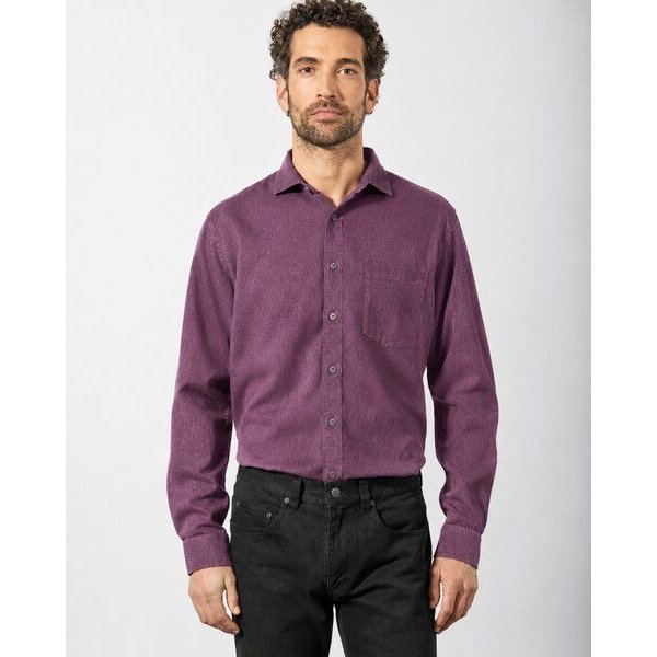 HempAge Herren Freizeithemd Hanf/Bio-Baumwolle