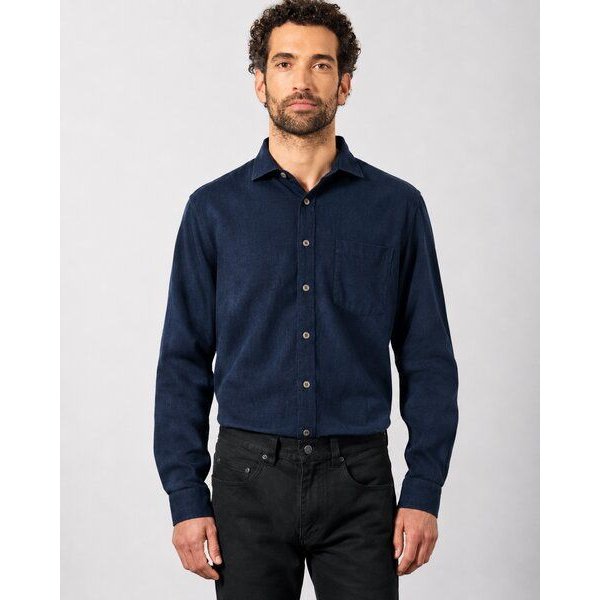 HempAge Herren Freizeithemd Hanf/Bio-Baumwolle