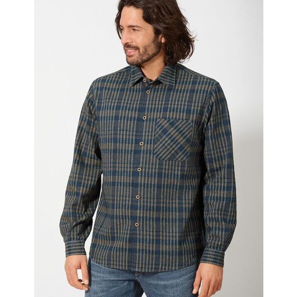 HempAge Herren Freizeithemd Hanf/Biobaumwolle