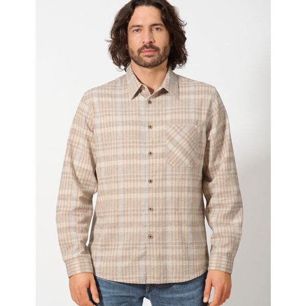 HempAge Herren Freizeithemd Hanf/Biobaumwolle