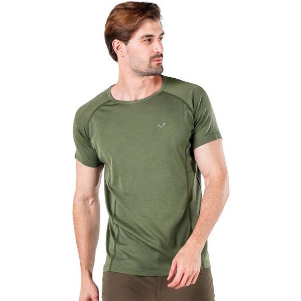 Woolona Kurzarmshirt - BERG- 100% Merinowolle