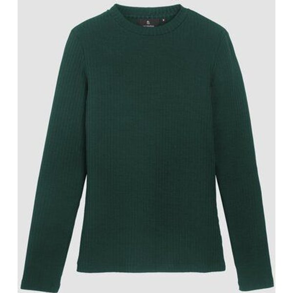 Damen Rib Longsleeve aus Leinen und LENZING ECOVERO Viskose Mix - STELLA - recolution