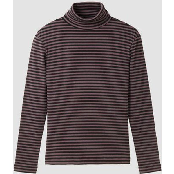 Damen Rib Longsleeve aus Baumwoll Mix - LIATRIS STRIPES - recolution