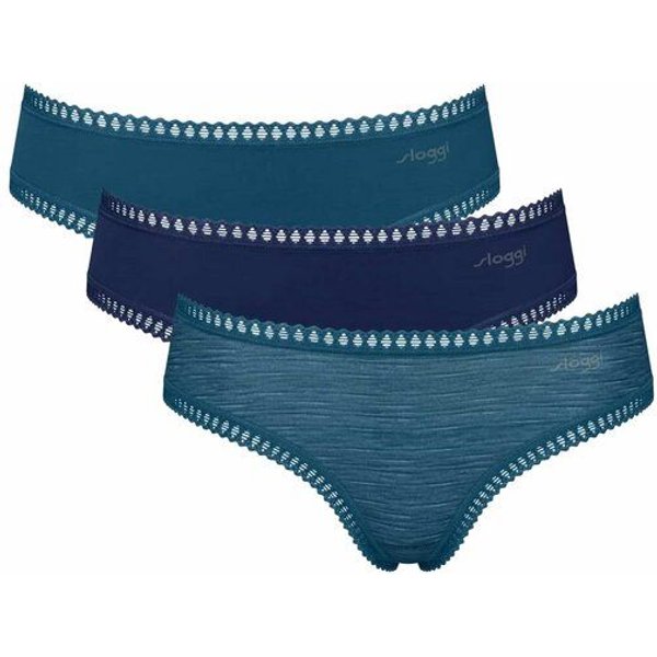 Sloggi 3er Pack GO Crush Hipster Slip Bio-Baumwolle