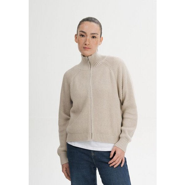MELA Rippstrick Jacke Style KAMUKA aus 100% Bio-Baumwolle