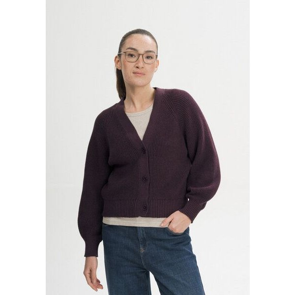 MELA Rippstrick Cardigan Style BHUMA aus 100% Bio-Baumwolle