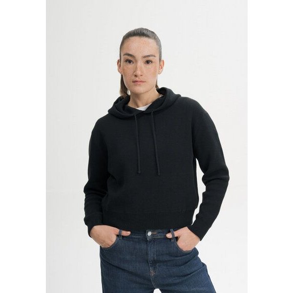 MELA Strick Kapuzenpullover Style JANISHA aus 100% Bio-Baumwolle