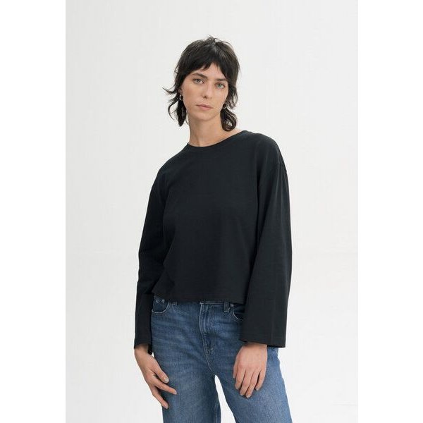 MELA Oversized Langarmshirt schwer Style SANGEETHA aus 100% Bio-Baumwolle