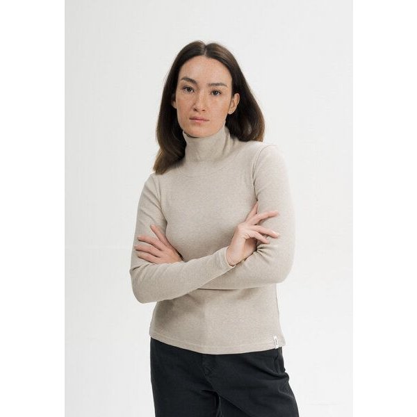 MELA Ripp Rollkragen Langarmshirt Style MUNLI aus 100% Bio-Baumwolle