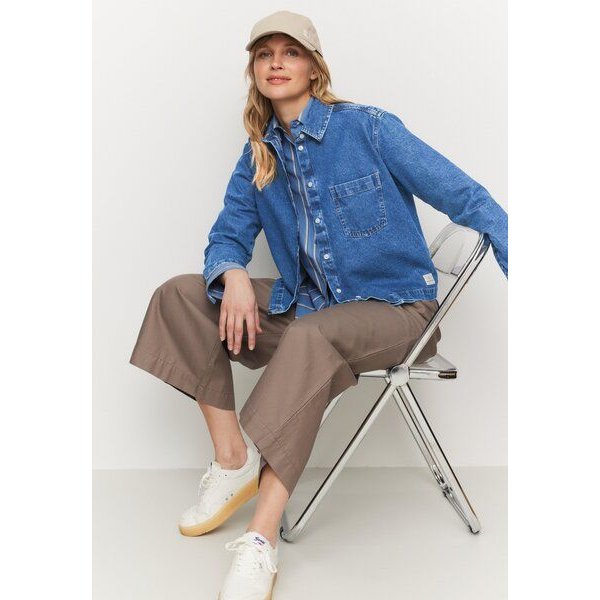 Damen Denim Overshirt aus Baumwolle - POPPY - recolution