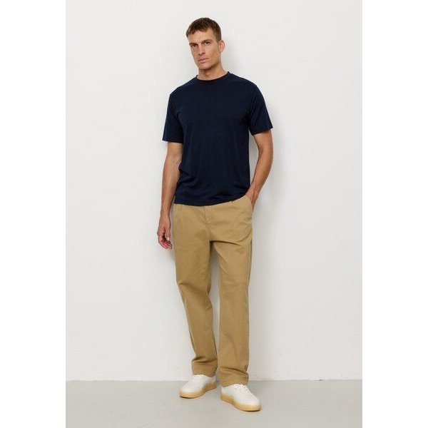 Herren Chino mit Bundfalte aus Baumwoll Mix - OAK - recolution