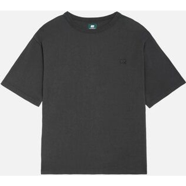 Trendsplant Essential Garment Heavyweight Oversized T-Shirt Pirate Black