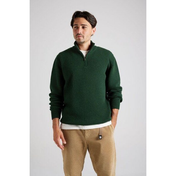 Trendsplant Bernia Quarter Zip Knit Forest