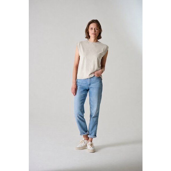 HempAge Damen ärmelloses T-Shirt Hanf/Biobaumwolle