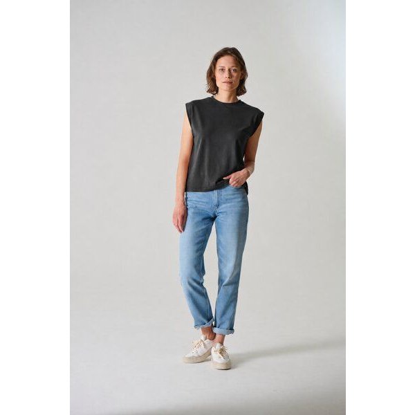 HempAge Damen ärmelloses T-Shirt Hanf/Biobaumwolle