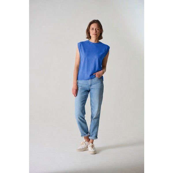 HempAge Damen ärmelloses T-Shirt Hanf/Biobaumwolle