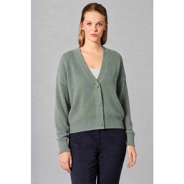 HempAge Zeitlose Strickjacke Hanf/Biobaumwolle