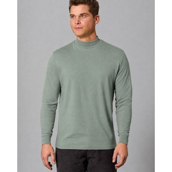 HempAge Rollkragen Langarmshirt Herren Hanf/Biobaumwolle