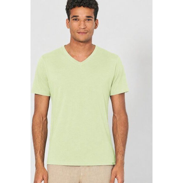 HempAge V-Kragen T-Shirt Hanf/Biobaumwolle