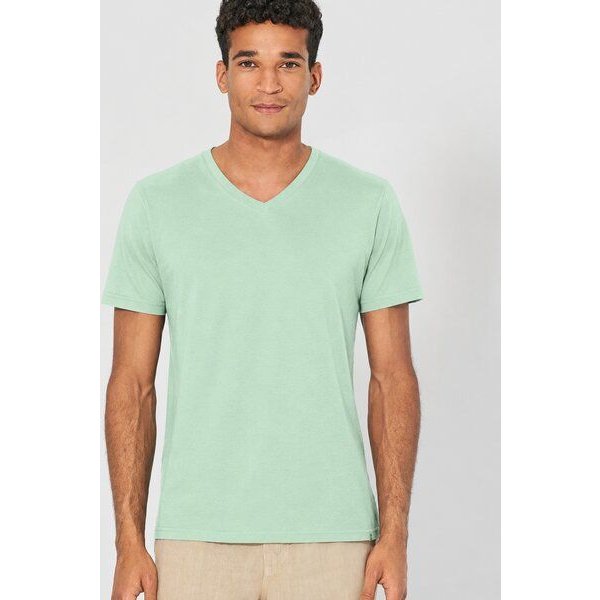HempAge V-Kragen T-Shirt Hanf/Biobaumwolle