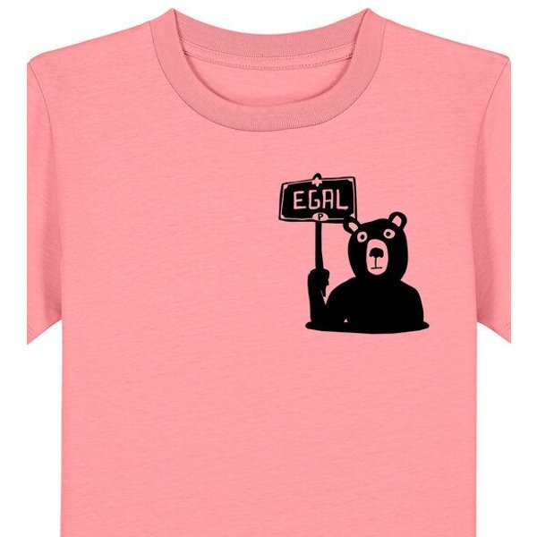 päfjes Dem Bären ist es EGAL! Dir auch? - Fair Wear Kinder T-Shirt Bio