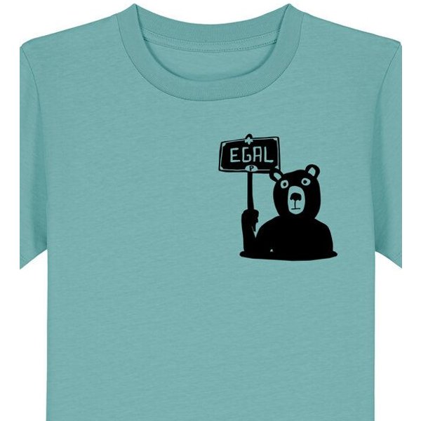 päfjes Dem Bären ist es EGAL! Dir auch? - Fair Wear Kinder T-Shirt Bio