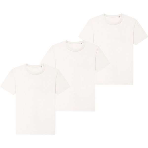 Greenspired Triplepack Unisex T-Shirt aus recycelter und Bio-Baumwolle 180g/m² XXS - 3XL