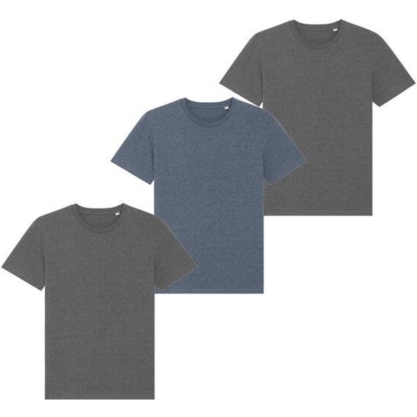 Greenspired Triplepack Unisex T-Shirt aus recycelter und Bio-Baumwolle 180g/m² XXS - 3XL