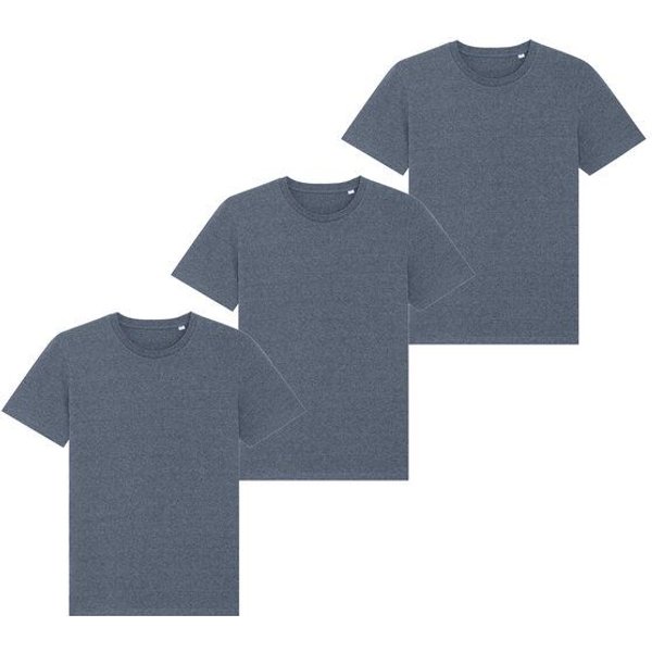 Greenspired Triplepack Unisex T-Shirt aus recycelter und Bio-Baumwolle 180g/m² XXS - 3XL