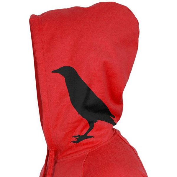HANDGEDRUCKT "der Rabenflüsterer" Frauen Zip Hoody Neutral