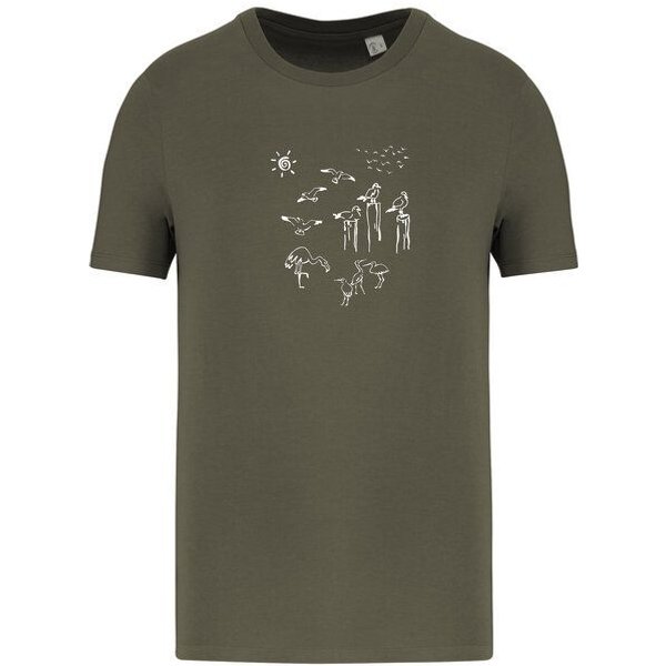 Greenspired Basic Bio T-Shirt Nr.4 Coastal Life 155g/m² XXS - 4 XL