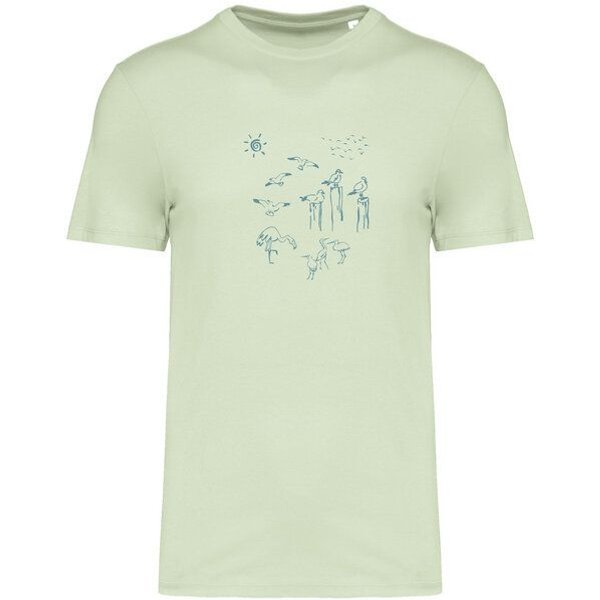 Greenspired Basic Bio T-Shirt Nr.4 Coastal Life 155g/m² XXS - 4 XL