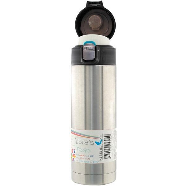 Dora's Dora’s Thermobecher (360ml) – Einhandverschluss – Edelstahl & Vakuumisoliert