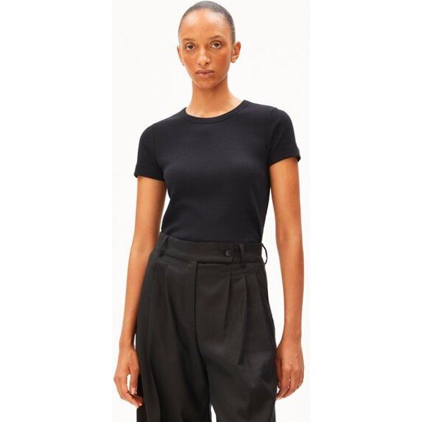 ARMEDANGELS KARDAA Damen Ripp-T-Shirt aus Bio-Baumwoll Mix