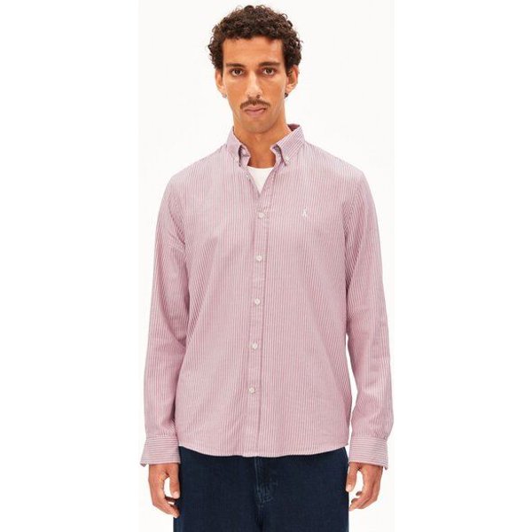 ARMEDANGELS QUAASA STRIPE Herren Hemd aus Bio-Baumwolle