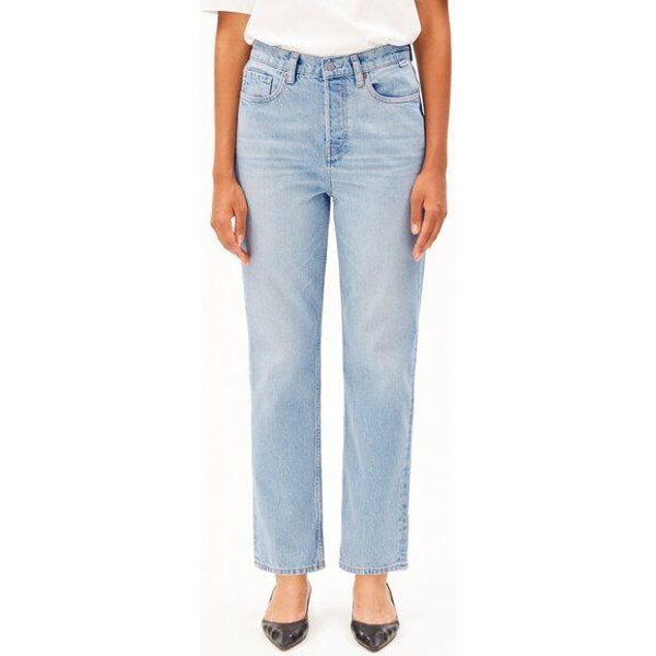 ARMEDANGELS AAIKALA Damen Straight Jeans High Waist aus recycelter Baumwolle