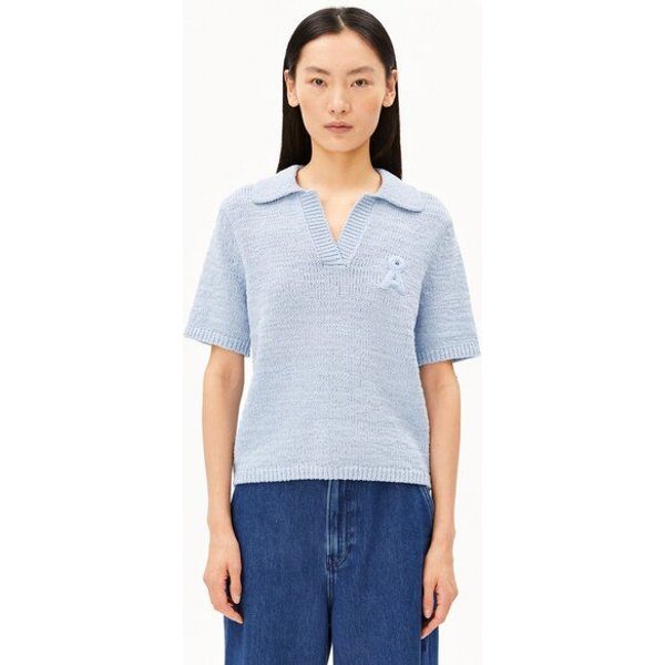 ARMEDANGELS ICONIC Å Damen Strickpoloshirt aus 100% Bio-Baumwolle