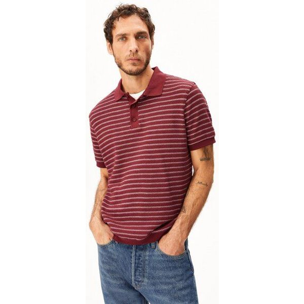 ARMEDANGELS MAARIO KNIT Herren Strickpoloshirt aus 100% Bio-Baumwolle