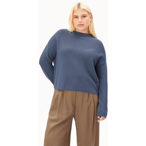ARMEDANGELS MERINAA LINKS LINKS Damen Strickpullover aus 100% Bio-Baumwolle
