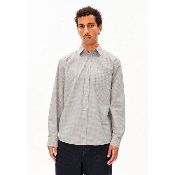 ARMEDANGELS SMALL CHECK Herren Hemd aus 100% Bio-Baumwolle