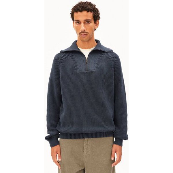 ARMEDANGELS PIGMENT DYE Herren Strickpullover aus 100% Bio-Baumwolle