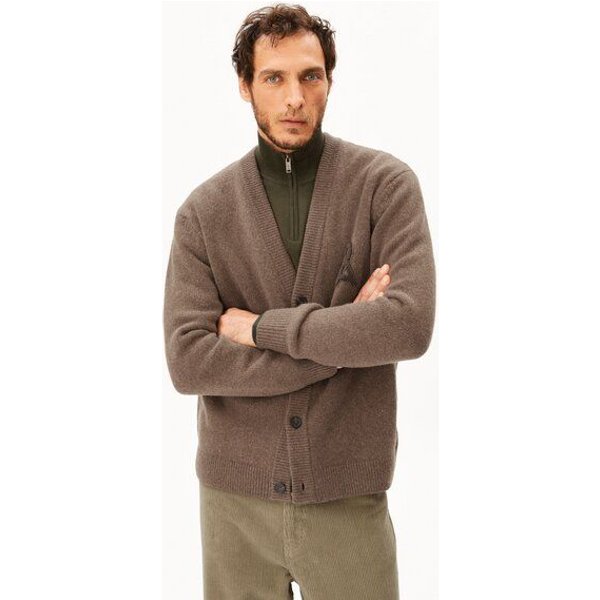 ARMEDANGELS REC KNIT Herren Strickjacke aus 100% recycelter Wolle