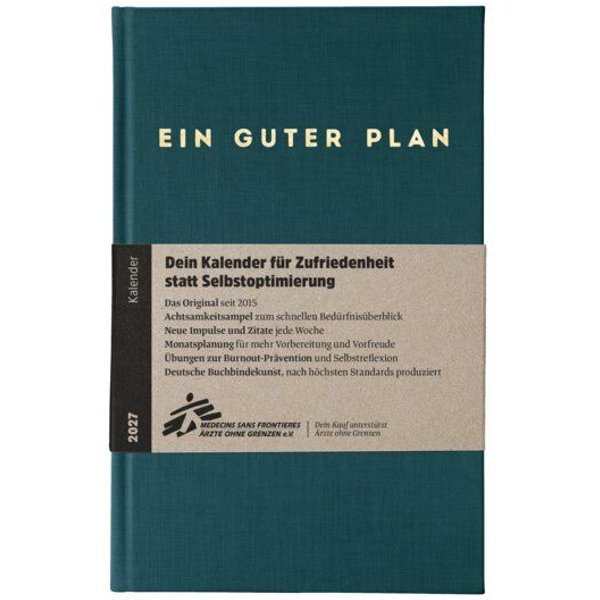 Ein guter Plan 2027 – Terminkalender für mehr Achtsamkeit und weniger Stress