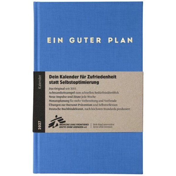 Ein guter Plan 2027 – Terminkalender für mehr Achtsamkeit und weniger Stress