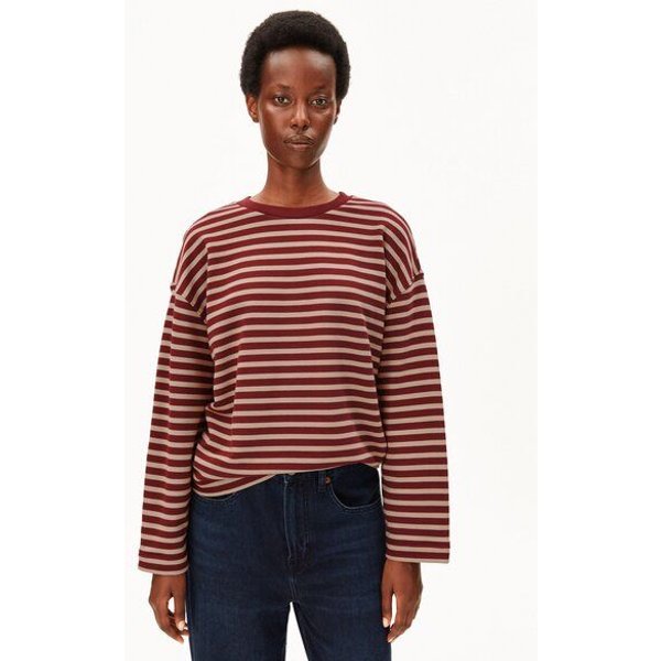 ARMEDANGELS FRANKAA MAARLEN STRIPE Damen Sweatshirt aus Bio-Baumwolle