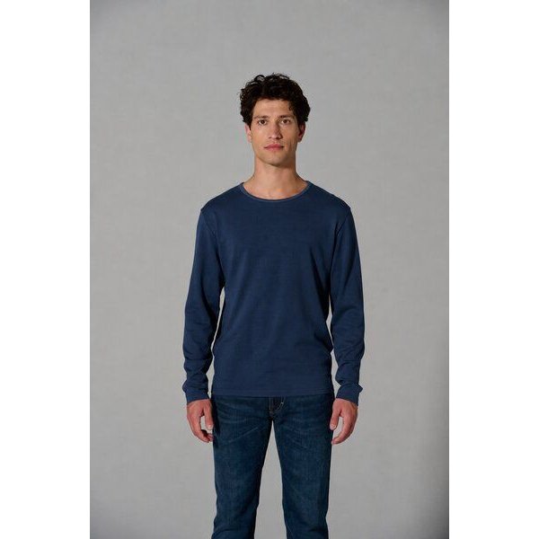 HempAge Herren Langarmshirt THC Line Hanf/Biobaumwolle
