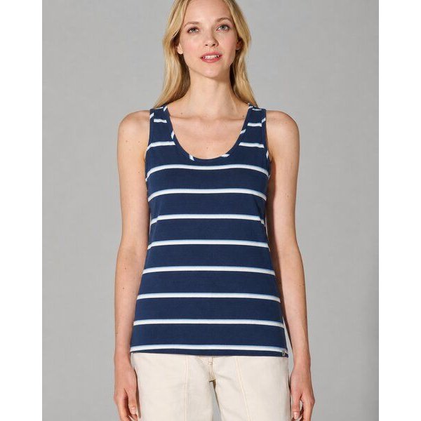 HempAge Damen Streifen Top Hanf/Biobaumwolle